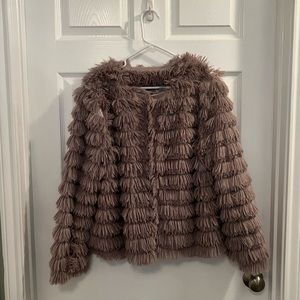 Greyish purple jacket